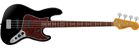FENDER Vintera II 60s Jazz Bass Rosewood Fingerboard Black 0149230306