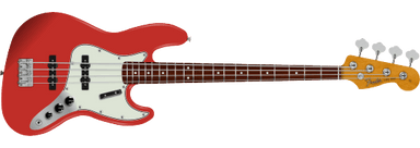 FENDER Vintera II 60s Jazz Bass, Rosewood Fingerboard, Fiesta Red 0149230340