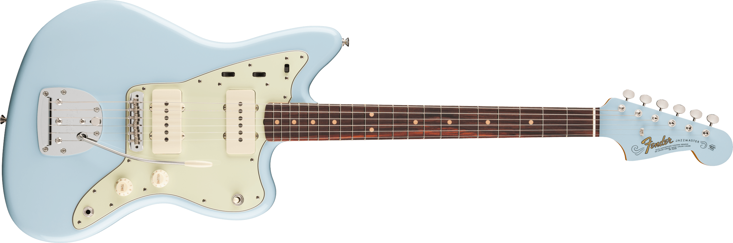 Fender Vintera III Mid 60s Jazzmaster Rosewood Fingerboard, Sonic Blue 0149290372 SERIAL NUMBER MX26030936 - 7 LBS 15 OZ