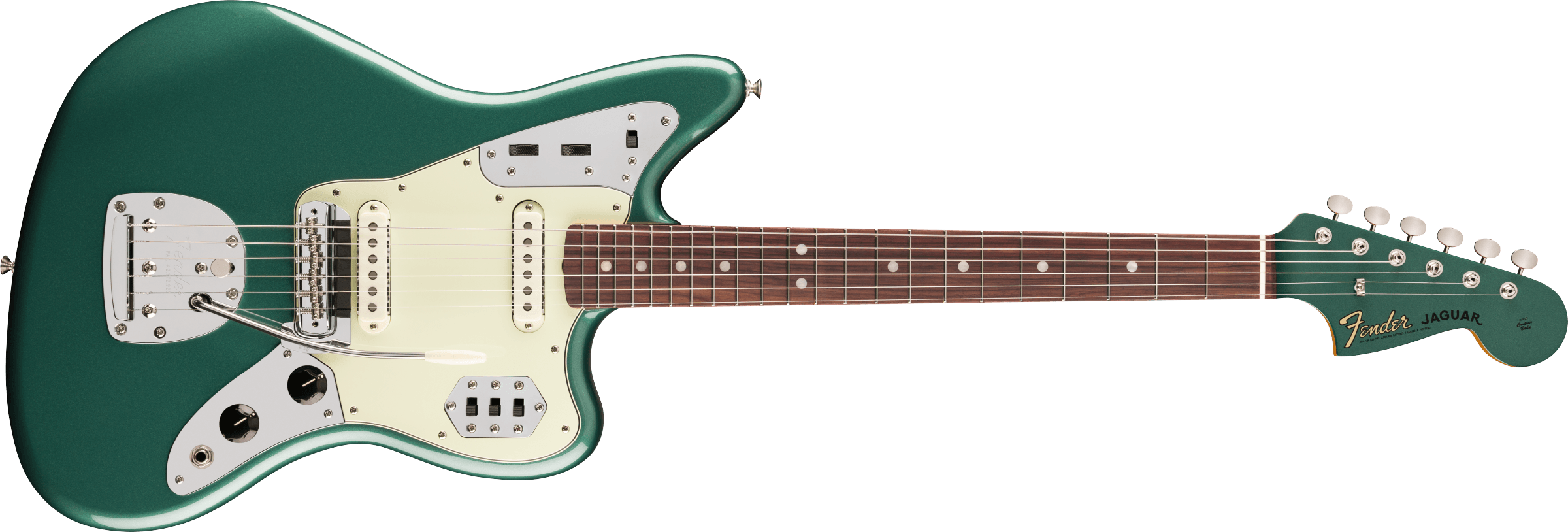 FENDER Vintera III Mid 60s Jaguar Rosewood Fingerboard, Sherwood Green Metallic 0149340346