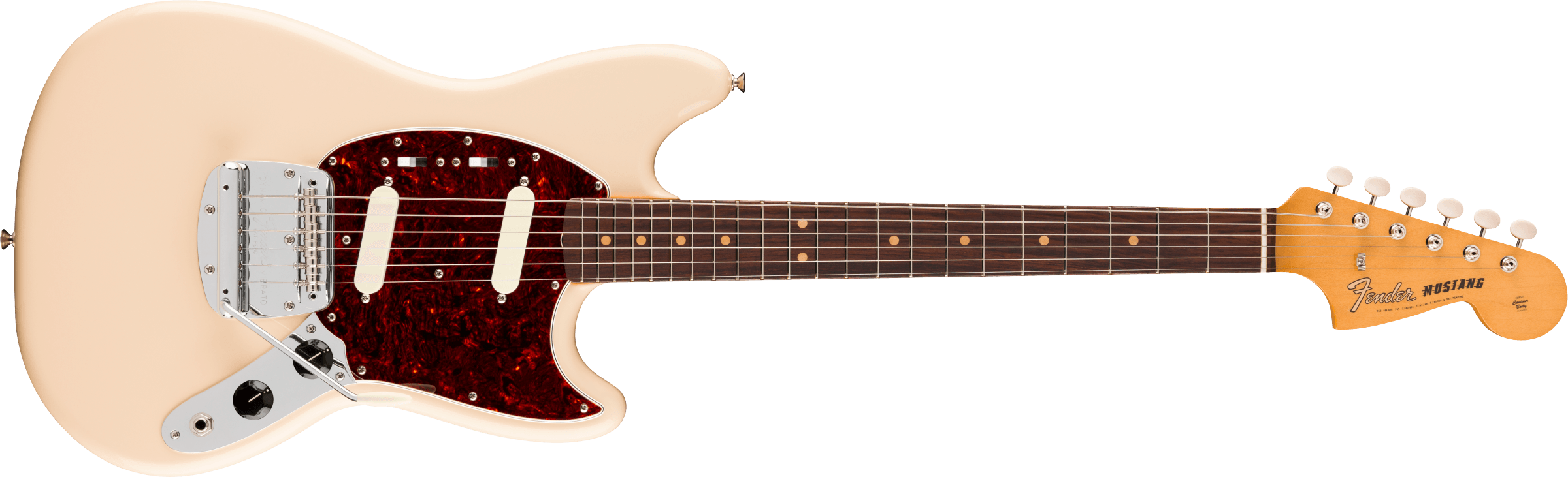 FENDER Vintera III Mid 60s Mustang Rosewood Fingerboard, Olympic White 0149350305