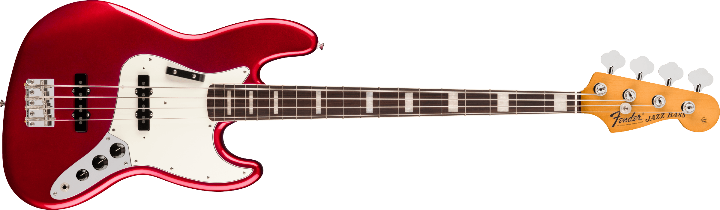 FENDER Vintera III Early 70s Jazz Bass Rosewood Fingerboard, Candy Apple Red 0149370309