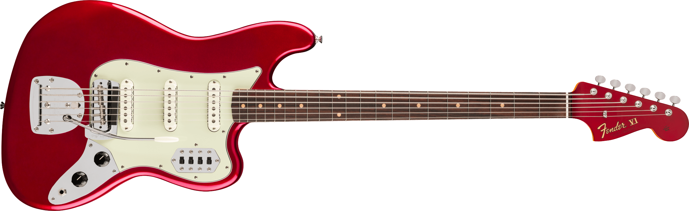 FENDER Vintera III Early 60s Bass VI Rosewood Fingerboard, Candy Apple Red 0149390309