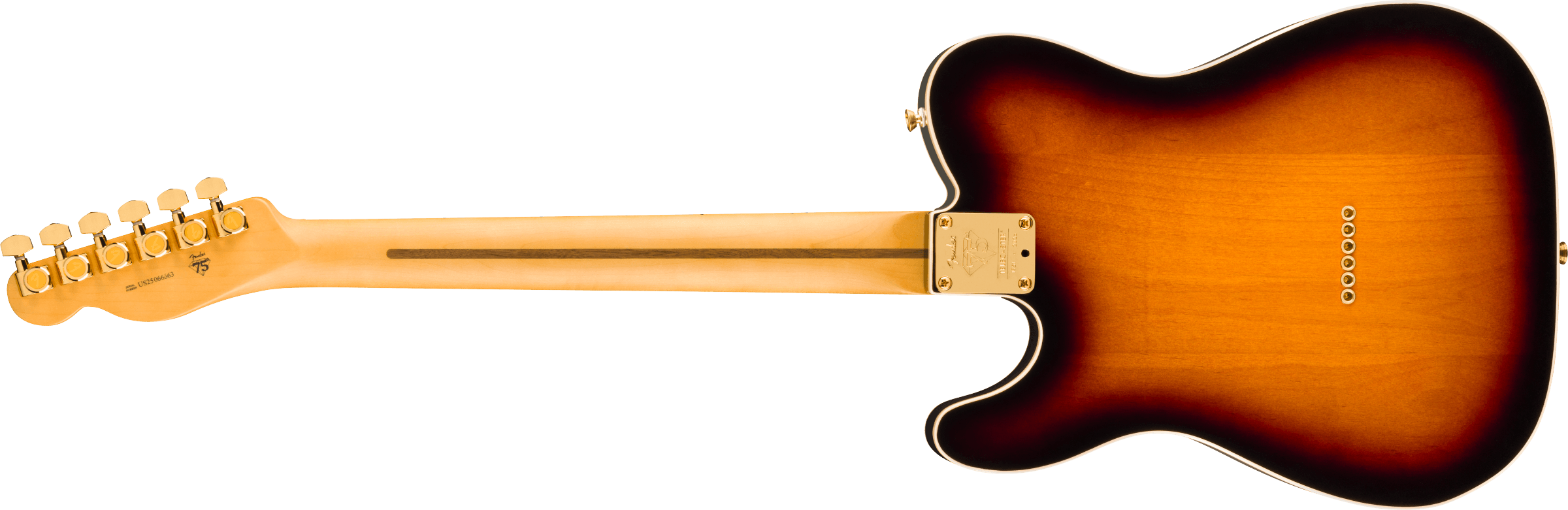 FENDER  75th Anniversary American Professional Custom Telecaster Maple Fingerboard, 2-Color Sunburst 0171022703