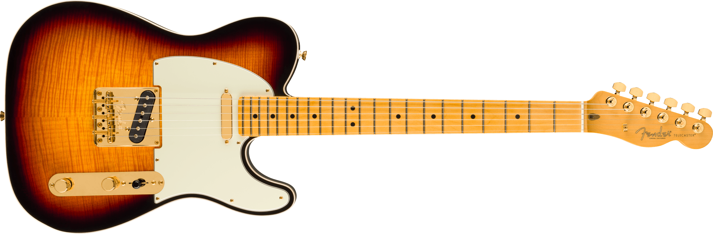 FENDER  75th Anniversary American Professional Custom Telecaster Maple Fingerboard, 2-Color Sunburst 0171022703