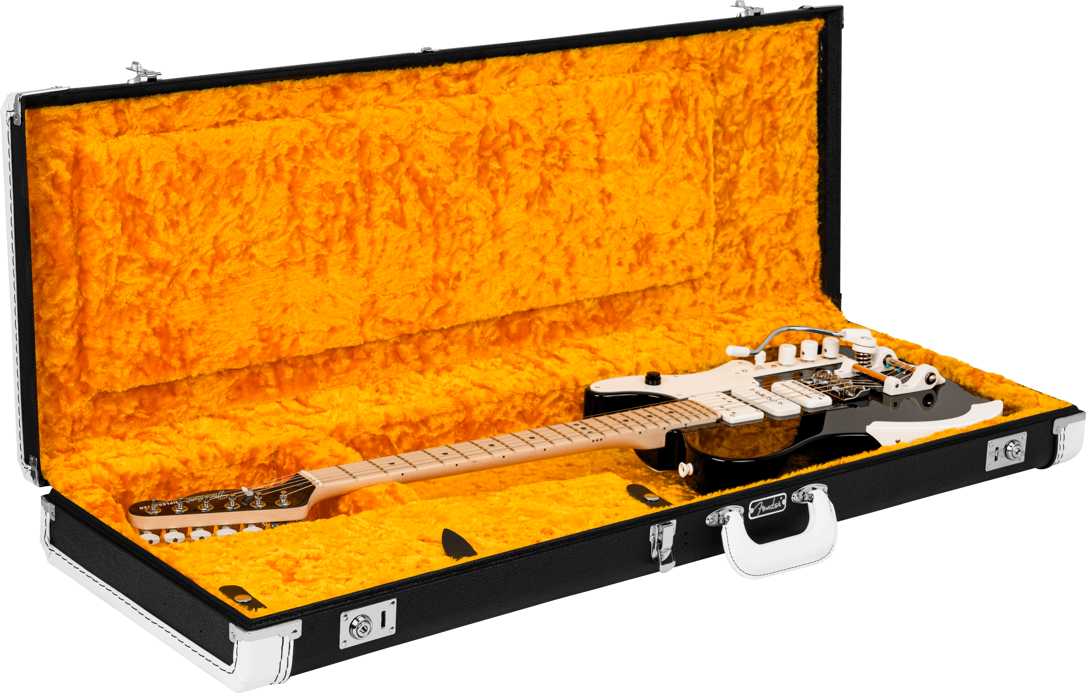 Fender USA Jack White Triplecaster Maple Fingerboard, Black 0176812706