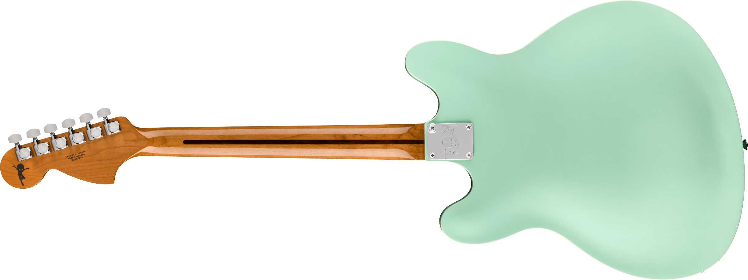 Fender Tom DeLonge Starcaster Rosewood Fingerboard, Chrome Hardware, Satin Surf Green 0262360557