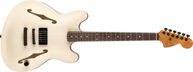 Fender Tom DeLonge Starcaster Rosewood Fingerboard, Black Hardware, Satin Olympic White 0262370505