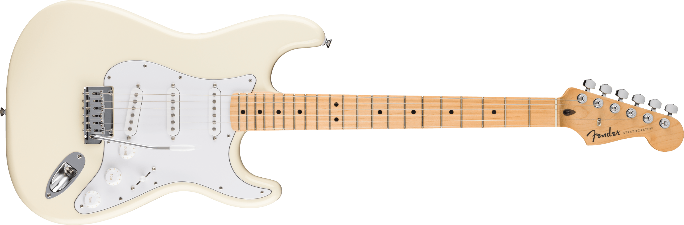 FENDER Standard Stratocaster Maple Fingerboard Olympic White 0266220505 NEW 2025 MODEL