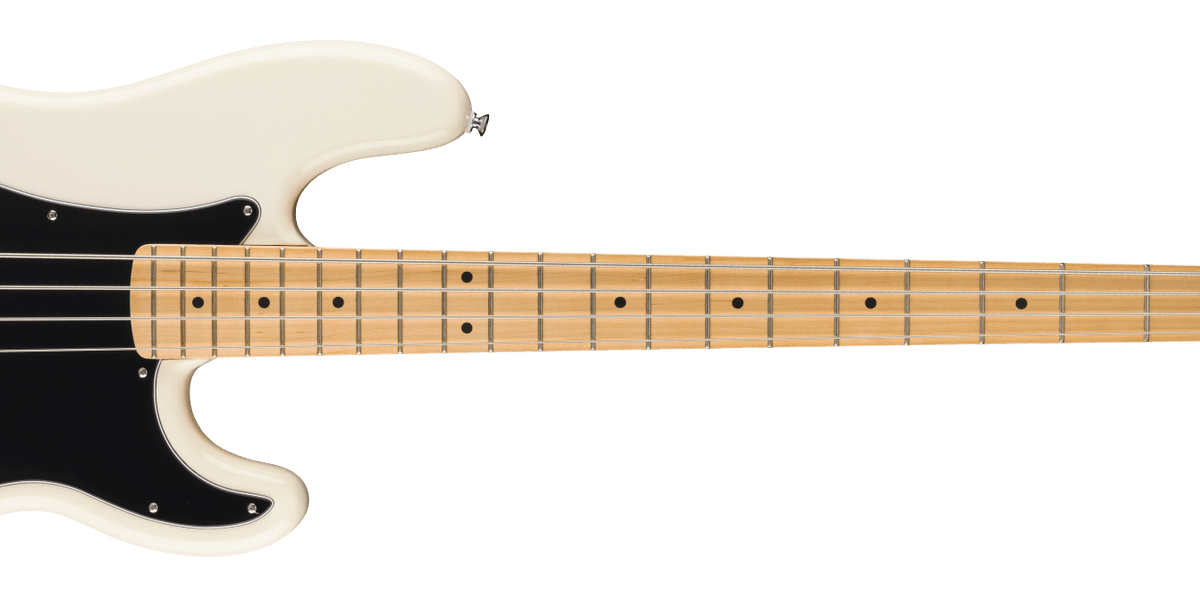 FENDER Standard Precision Bass Maple Fingerboard Olympic White