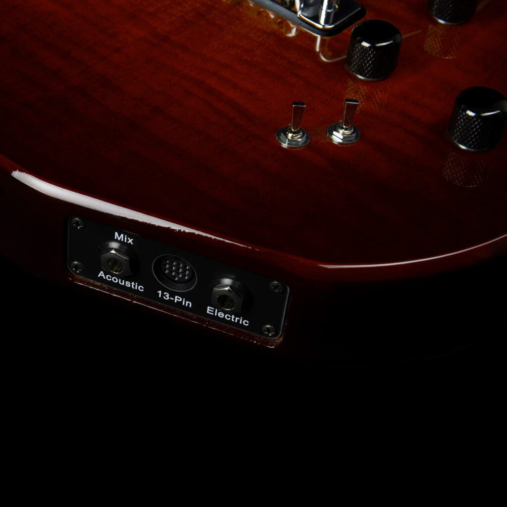 Godin Made in Canada xtSA Lightburst Flame 028672
