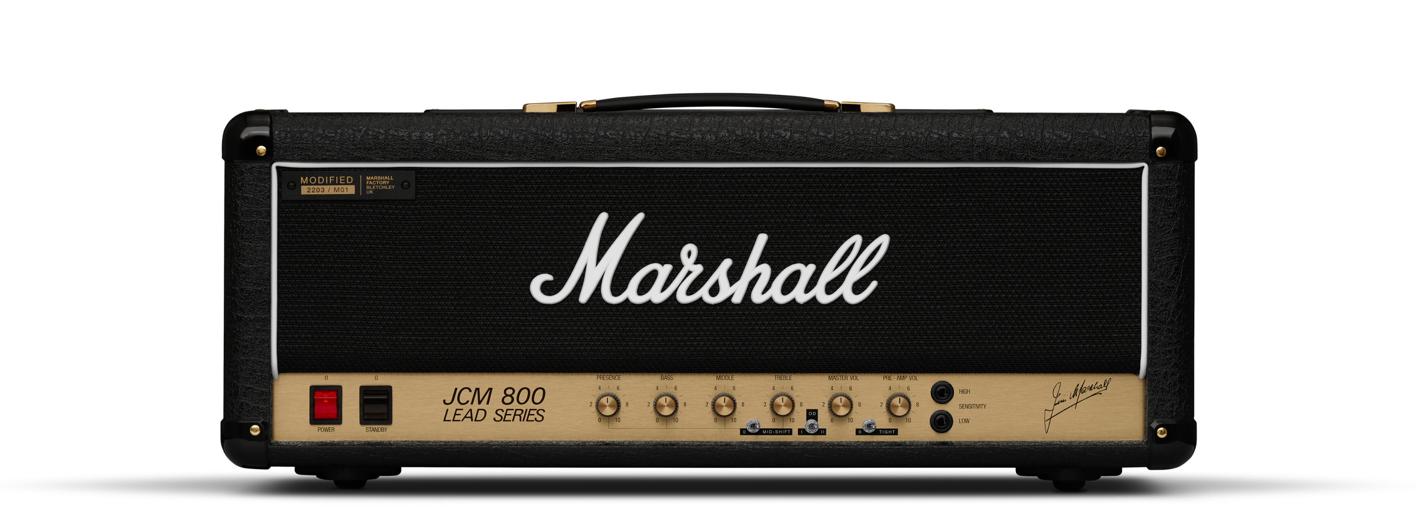Marshall UK JCM800 Modified 100 watt Tube AMP Head 2203MS