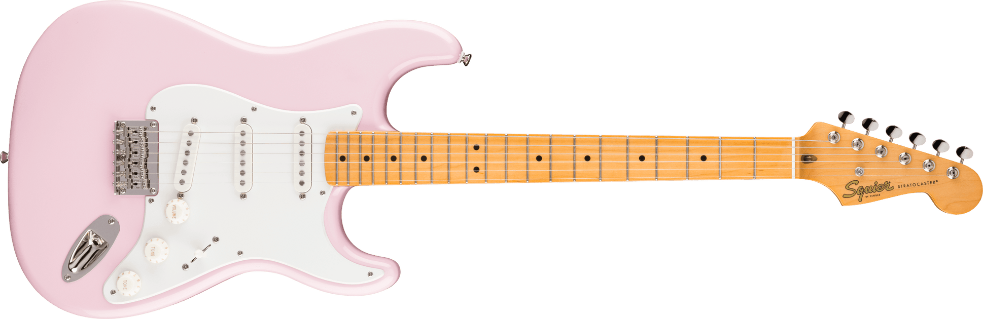 ✨未使用✨Fender Squier Stratocaster Pink HB 0374008556_sqr_ins_frt_1_rr_19