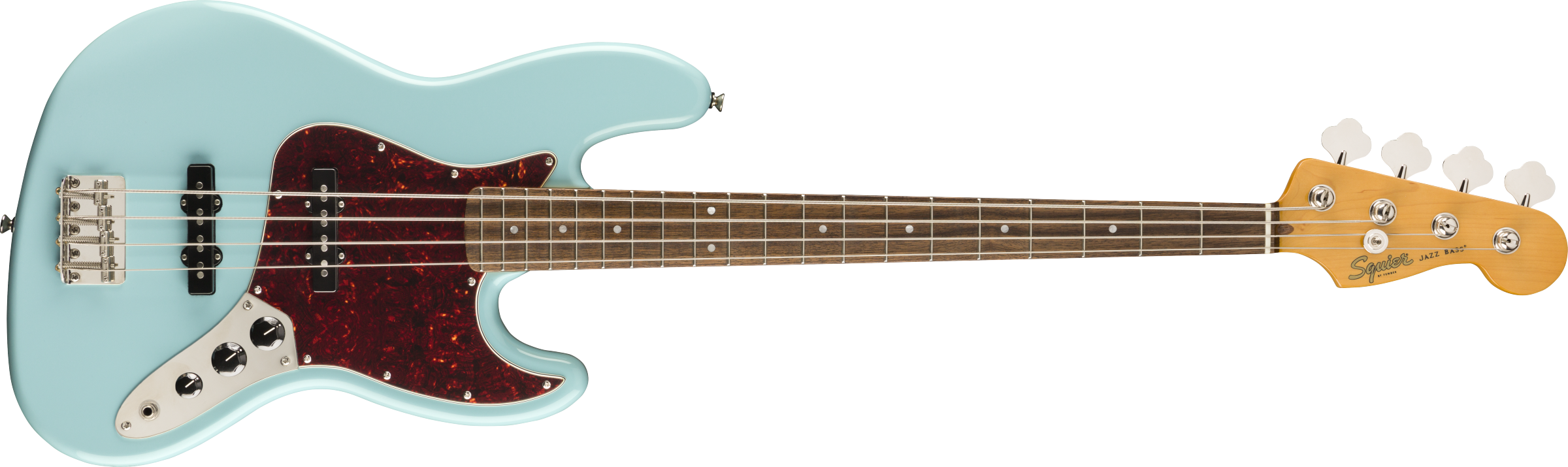 Squier Classic Vibe 60s Jazz 4 String Bass Daphne Blue 0374530504