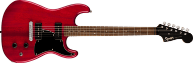 Squier Paranormal Strat-O-Sonic Black Pickguard, Crimson Red Transparent 0377035538