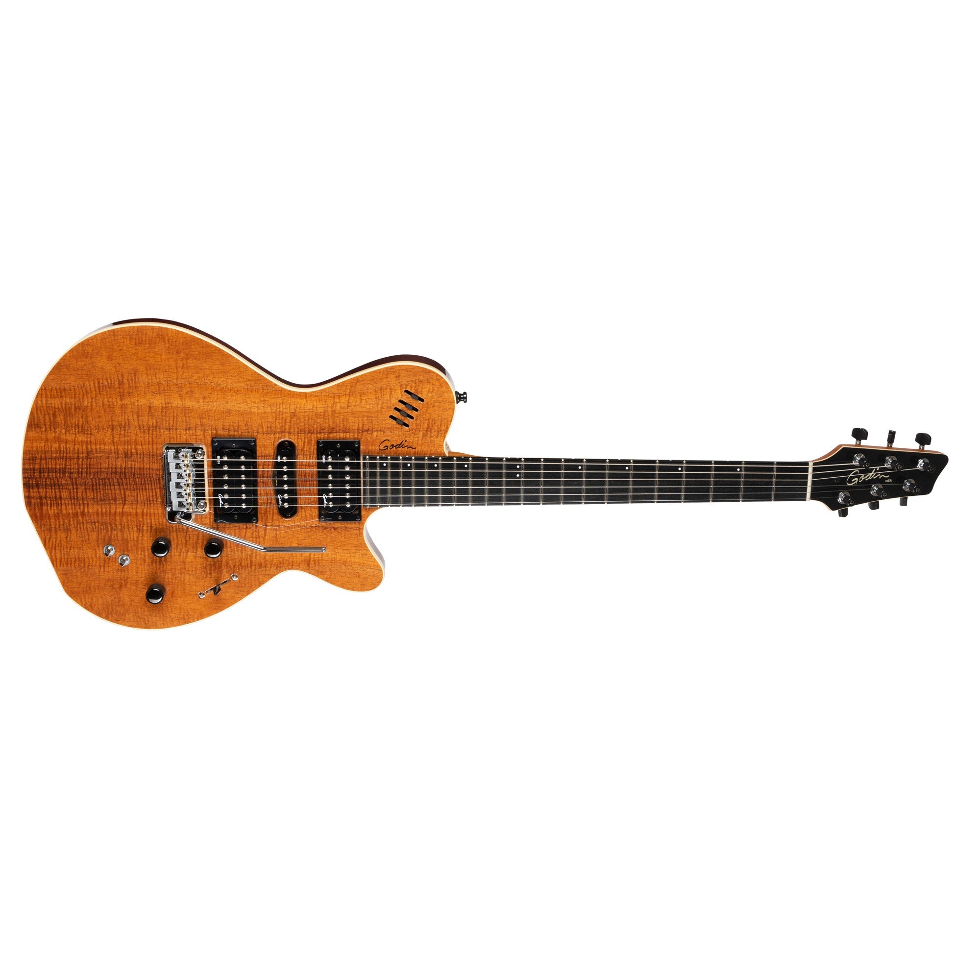 Godin Made in Canada xtSA 6 String Koa Extreme HG W/ GIG BAG 041497 SERIAL NUMBER 22184102 - 8.4 LBS