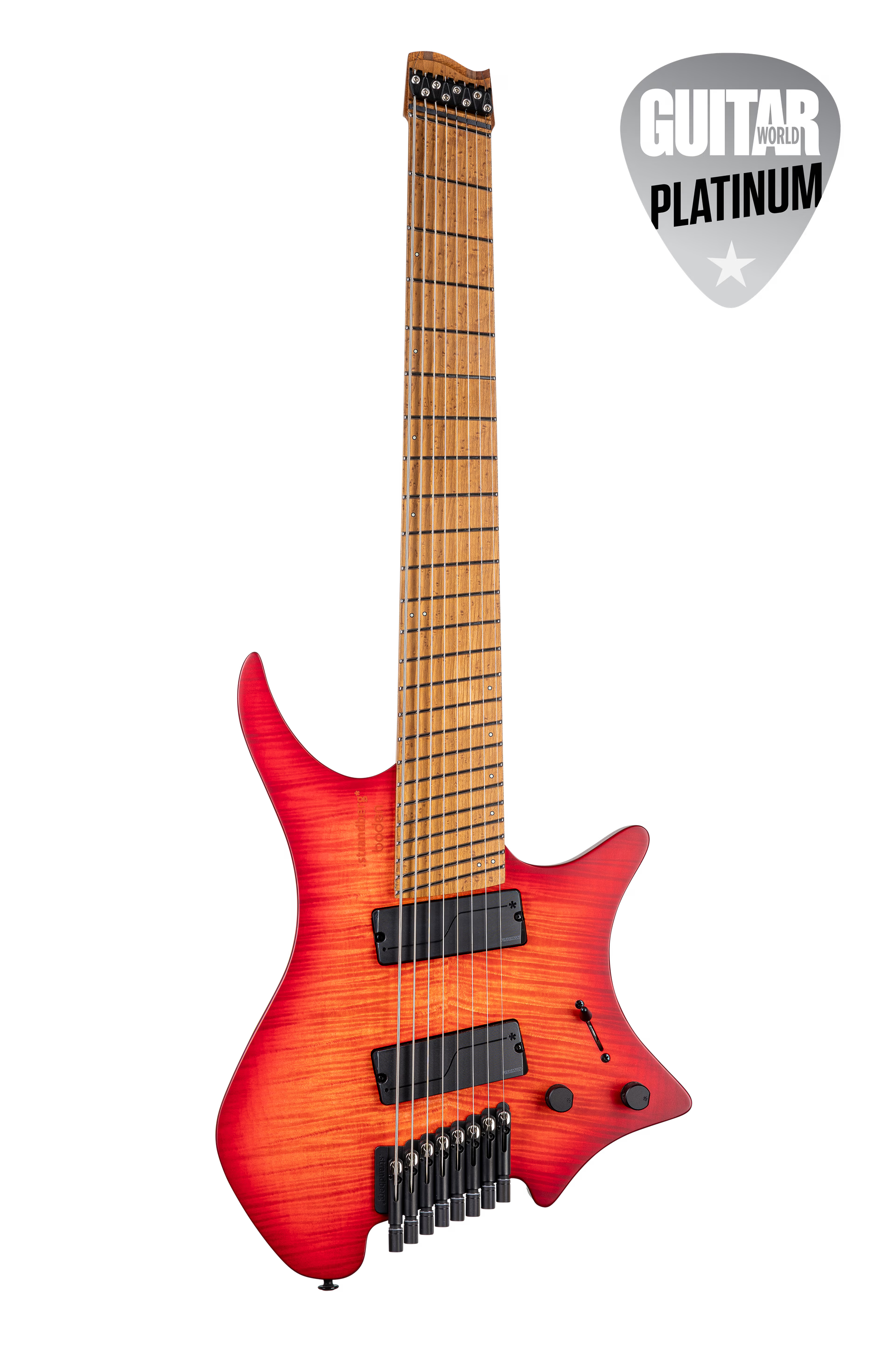 Strandberg Boden Original N2.8 8 String Sunset Coral Burst Satin w/ Gigbag BD8HCT-25O2-G1-SC
