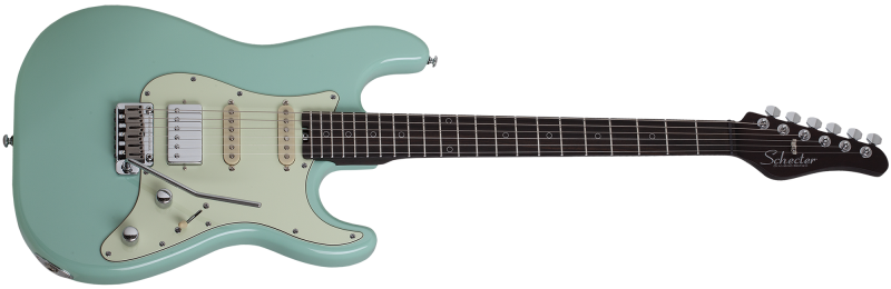 Schecter Nick Johnston Traditional 10th Anniversary HSS Electric Guitar, Atomic Green Schecter 1154-SHC