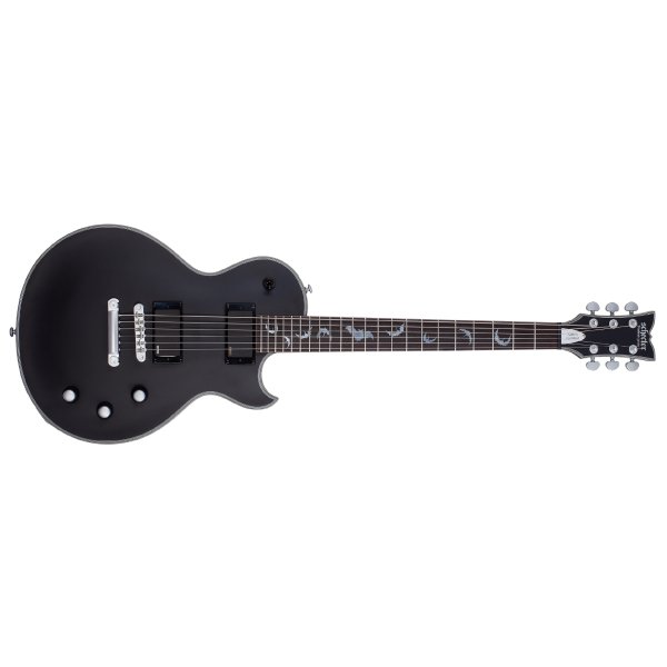 Schecter Solo-II Damien Platinum Electric Guitar, Satin Black 1194-SHC