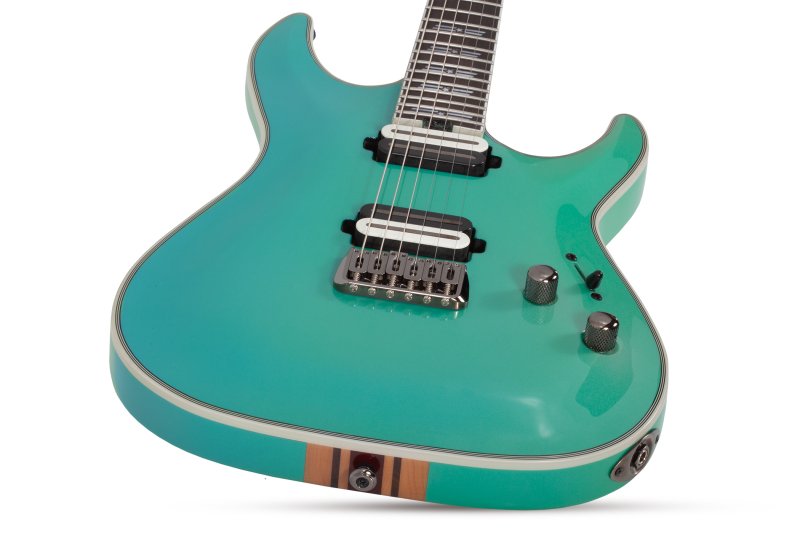 Schecter C-1 SLS Hollywood Electric Guitar, Glacier 1386-SHC