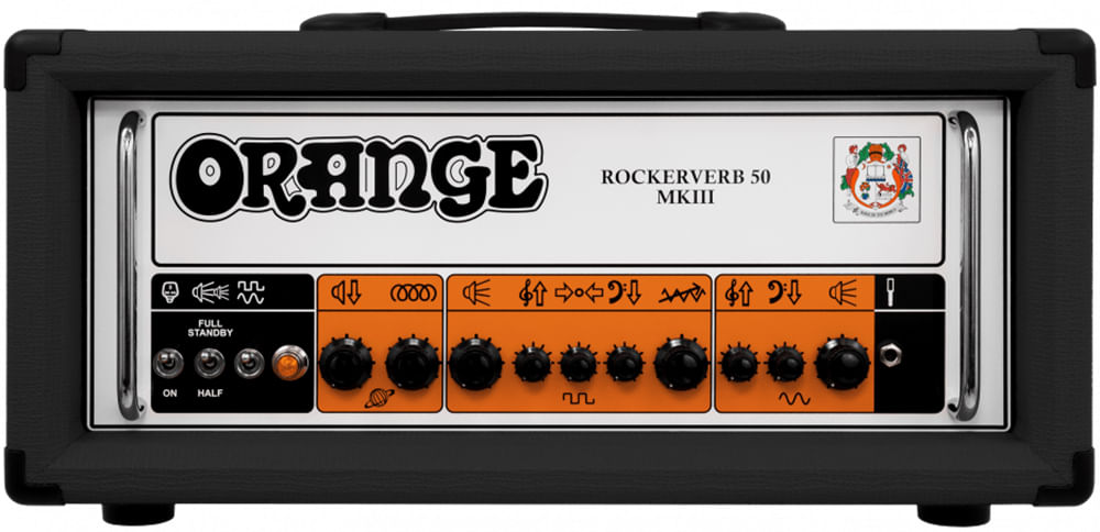 Orange Rockerverb 50 MKIII Guitar Tube Amp Head - Black RK50H-BK MKIII
