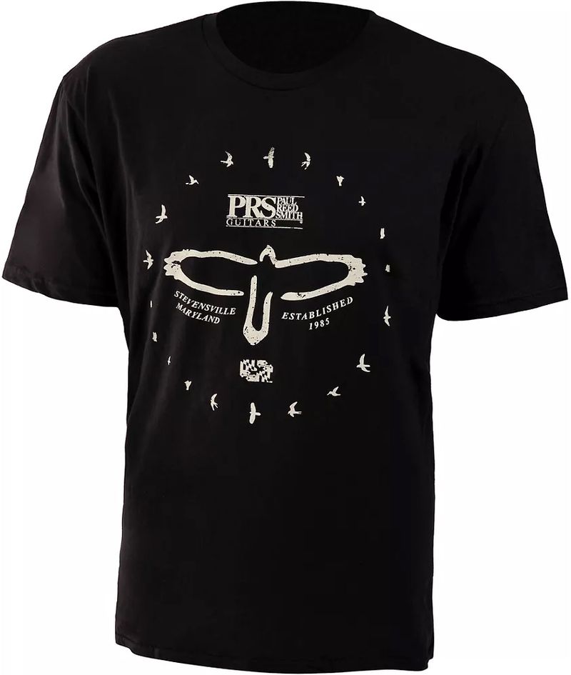 PRS Guitars Circle of Birds T-Shirt - Large  Black 111986:004:001