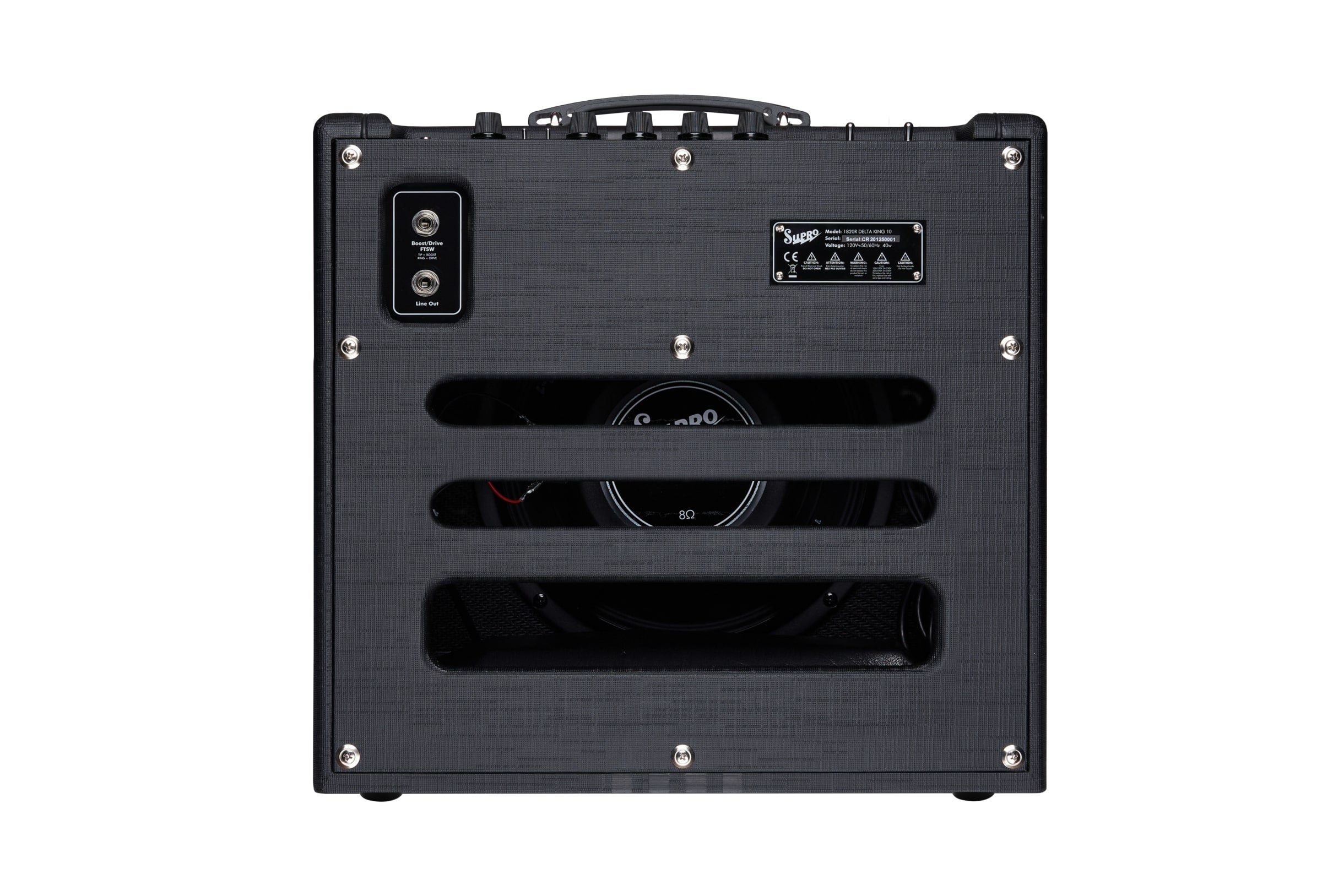 Supro Delta King 10 1 x 10 5 watt Tube Combo Amp, Black and Black 1820RBB