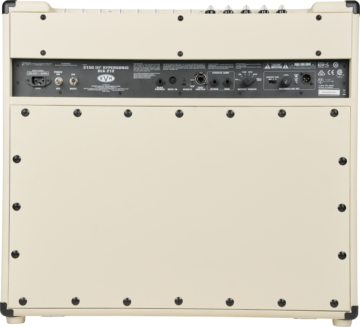 EVH  5150III Hypersonic 6L6 2x12 Ivory 2256210410