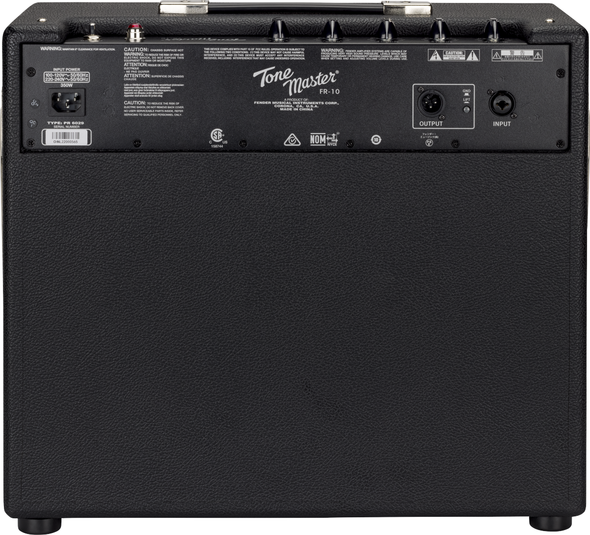 Fender Tone Master FR-10 1x10 1,000 Watt Class-D Power Amp 2275100000