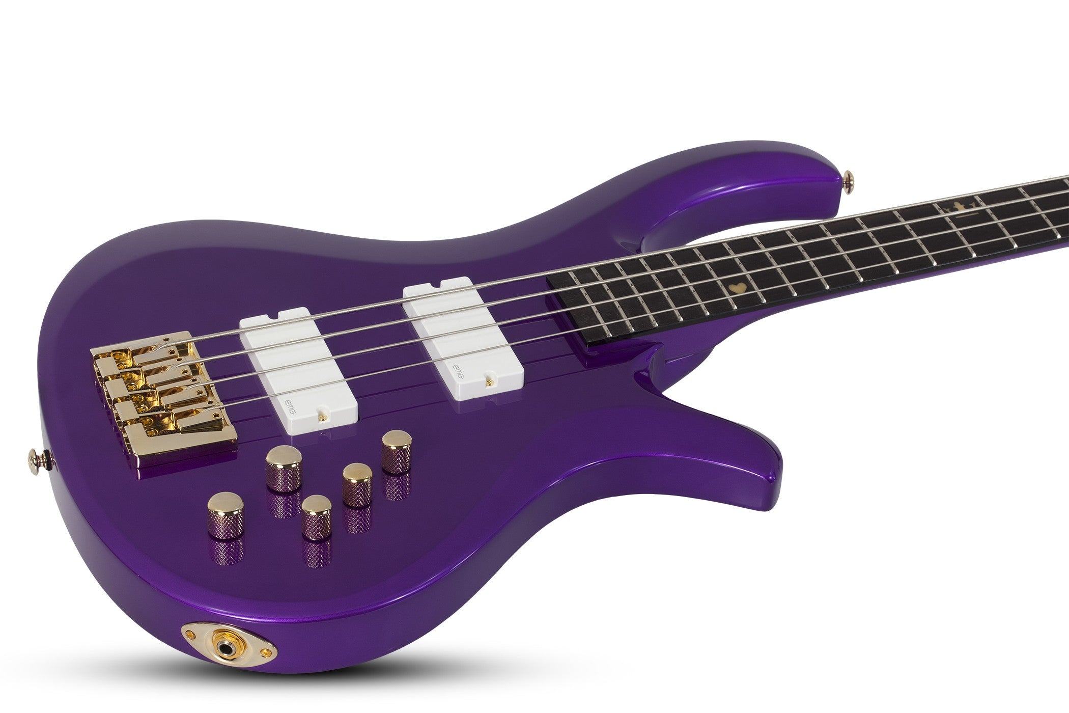 The Freeze FreeZesicle-4 4-String Electric Bass, Freeze Purple 2297-SHC