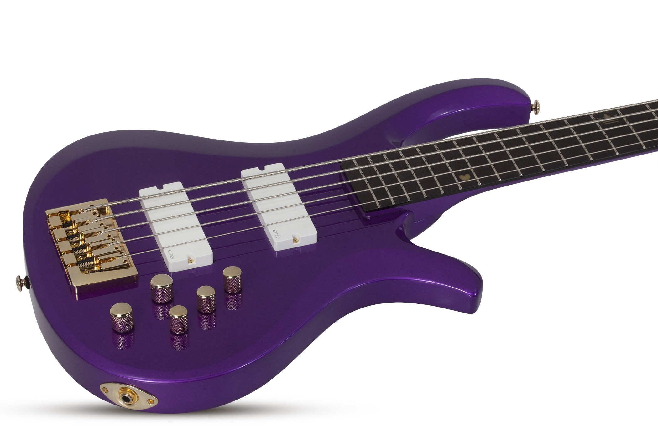 The Freeze FreeZesicle-5 5-String Electric Bass, Freeze Purple 2298-SHC