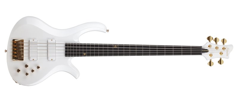 Schecter FREEZESICLE-5 5 String Electric Bass, Metallic White 2302-SHC