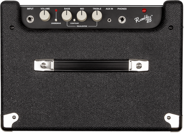 Fender Rumble 25 V3 Bass Amplfier 25 Watts Black, Silver 2370200000