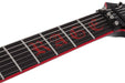 Schecter Sullivan King Banshee-7 FR-S 7 String Sustainiac Electric Guitar, Obsidian Blood 2485-SHC