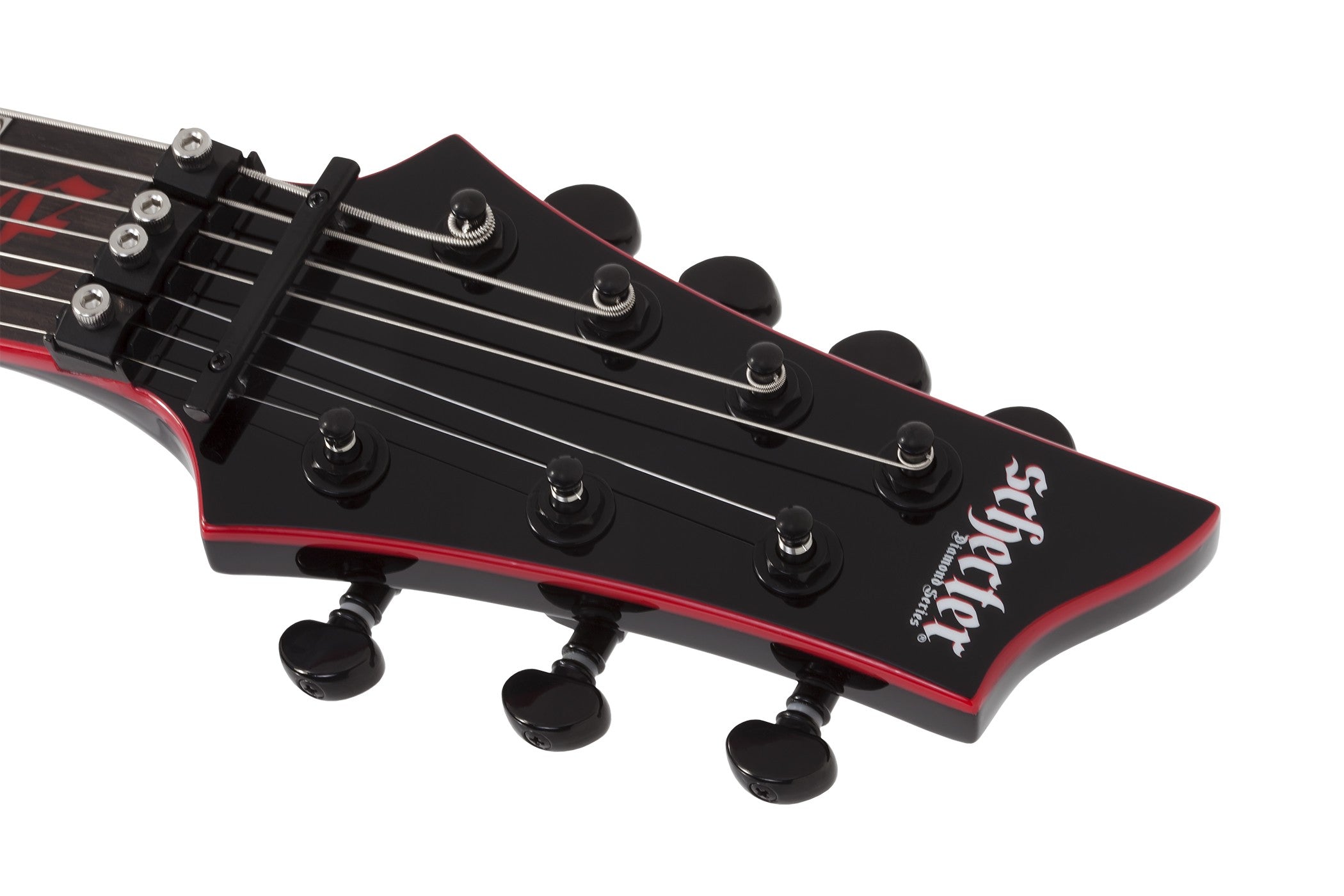 Schecter Sullivan King Banshee-7 FR-S 7 String Sustainiac Electric Guitar, Obsidian Blood 2485-SHC