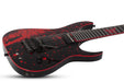 Schecter Sullivan King Banshee-7 FR-S 7 String Sustainiac Electric Guitar, Obsidian Blood 2485-SHC