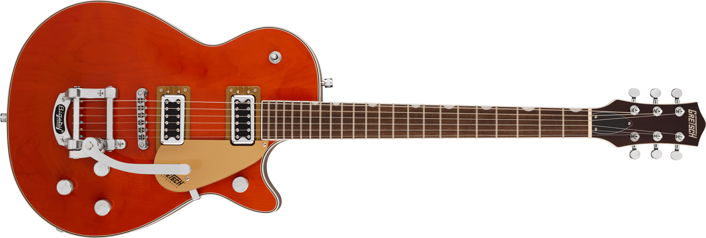 Gretsch G5230T Electromatic Jet FT Single-Cut with Bigsby Laurel Fingerboard, Orange Stain 2507210512