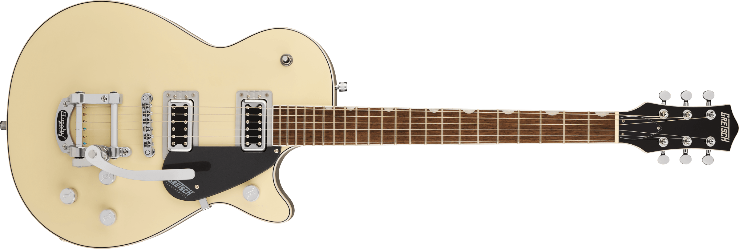 Gretsch G5230T Electromatic Jet FT Single-Cut with Bigsby, Laurel Fingerboard, Two-Tone Vintage White/ London Grey Model 2507210572