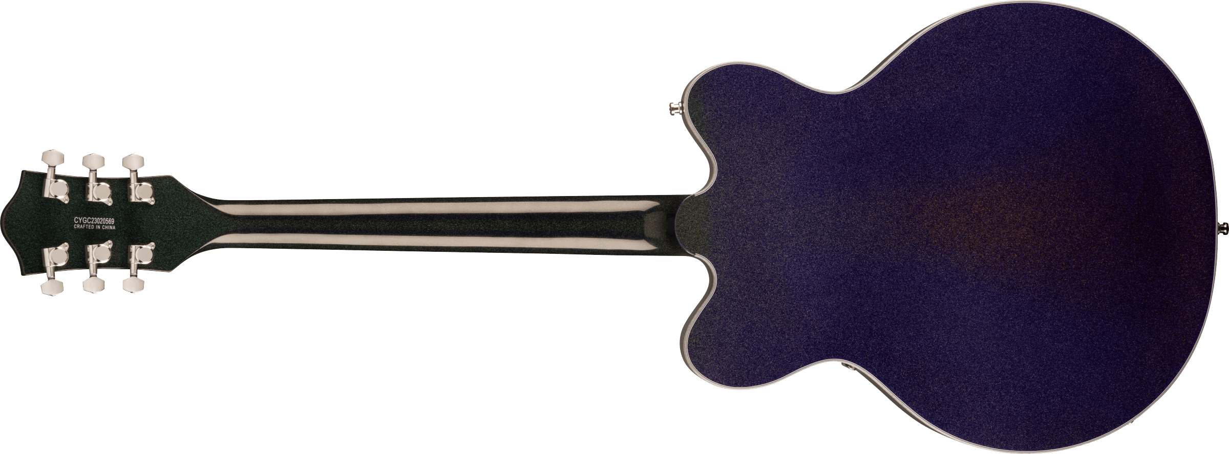 GRETSCH Electromatic John Gourley Broadkaster Center Block Iridescent Black 2508612581 SERIAL NUMBER CYGC23110153 - 7.8 LBS