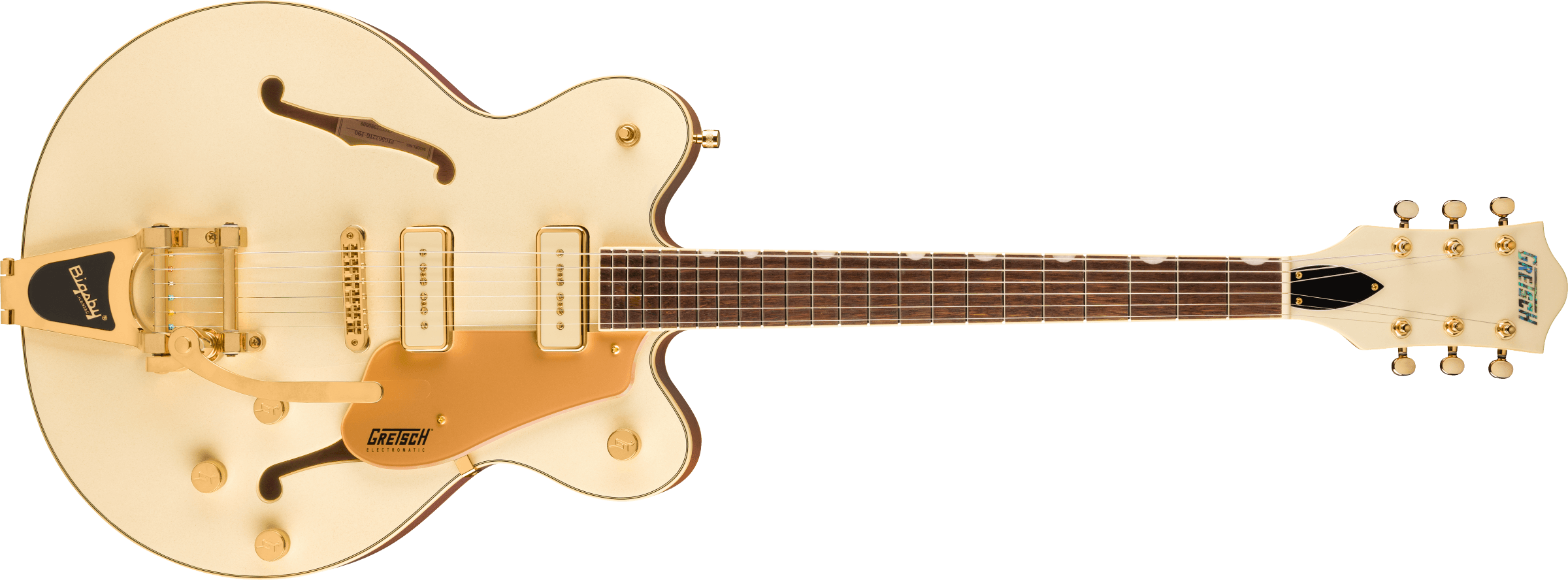 Gretsch Electromatic Pristine LTD LIMITED EDITION Center Block Double-Cut with Bigsby White Gold 2508630574