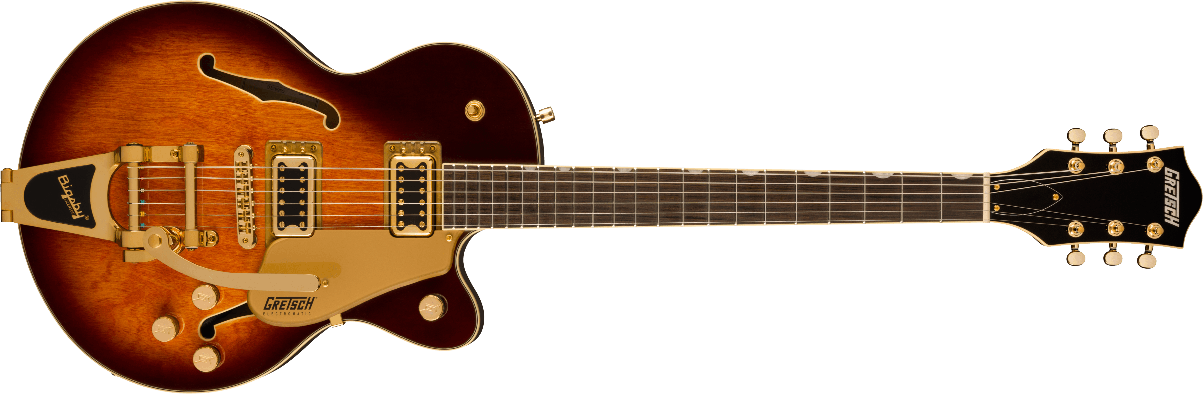 GRETSCH G5655TG Electromatic Center Block Jr. Single-Cut with Bigsby and Gold Hardware Single Barrel Burst 2509700593