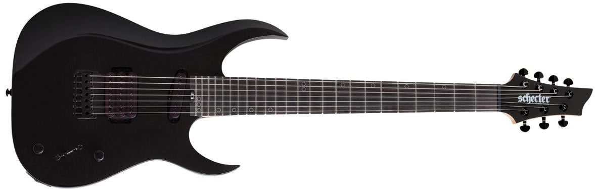 Schecter Sunset-7 Triad 7 String in Gloss Black 2575-SHC