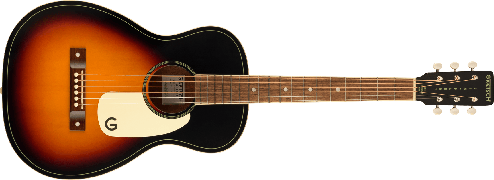 ギター GRETSCH JIM + DANDY Gretsch Jim Dandy Parlor, Walnut Fingerboard, White Pickguard, Rex
