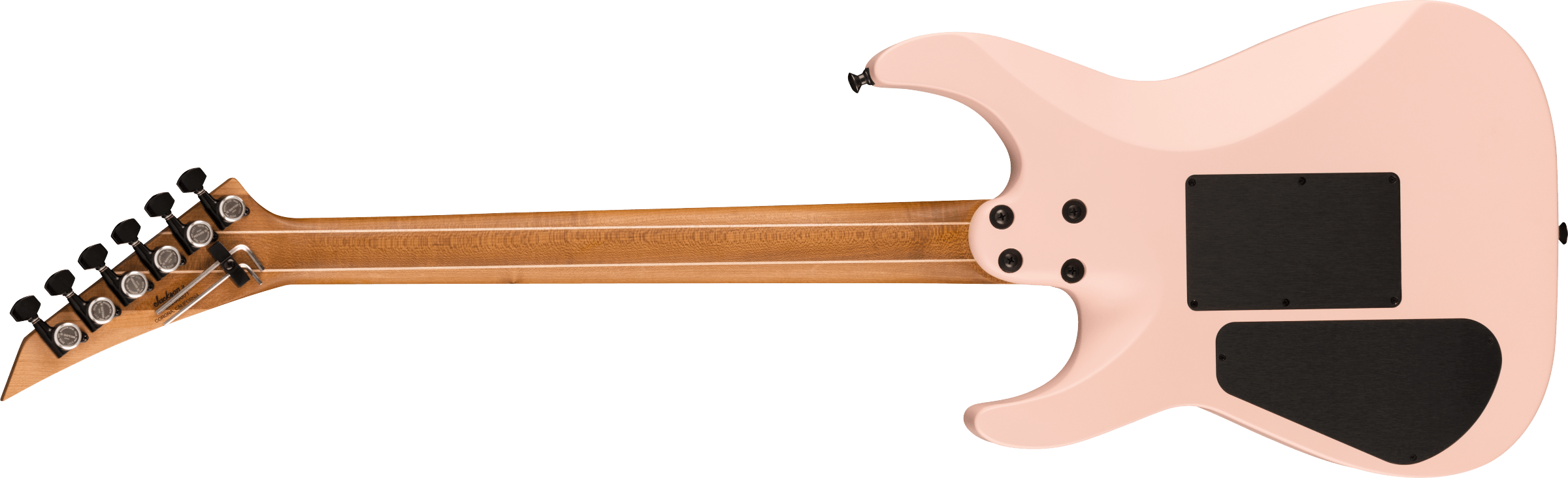 JACKSON American Series Virtuoso Streaked Ebony Fingerboard, Satin Shell Pink Model #: 2802401819