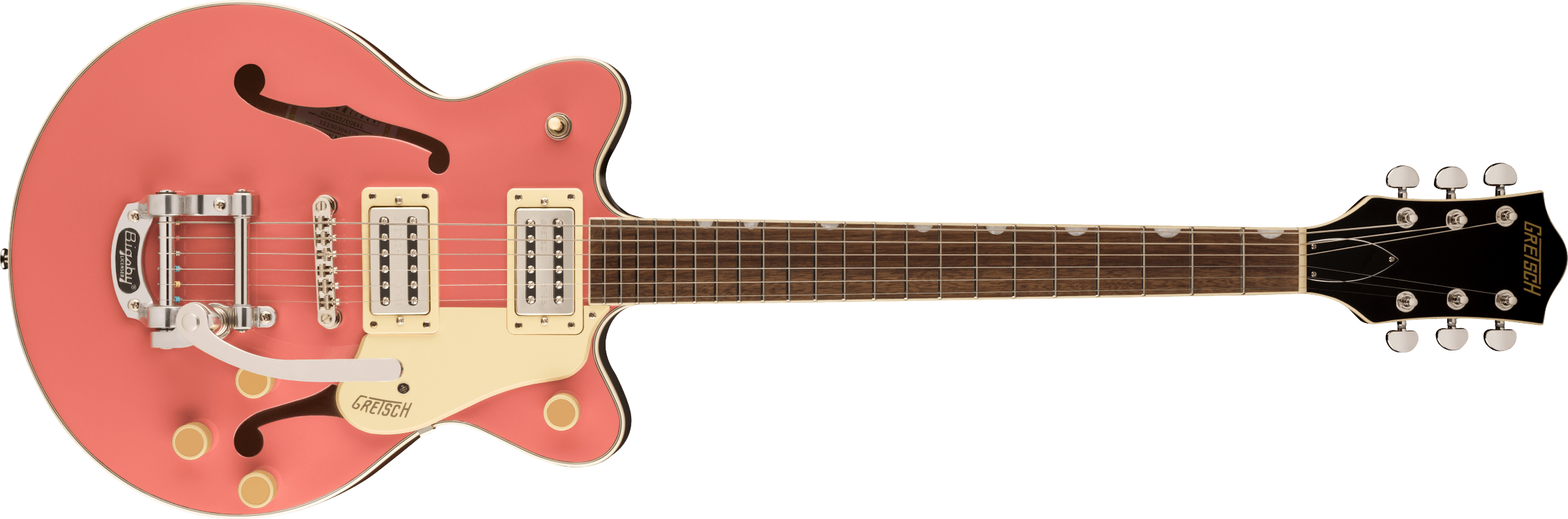 GRETSCH G2655T Streamliner™ Center Block Jr. Double-Cut with Bigsby®, Laurel Fingerboard, Coral 2807200555