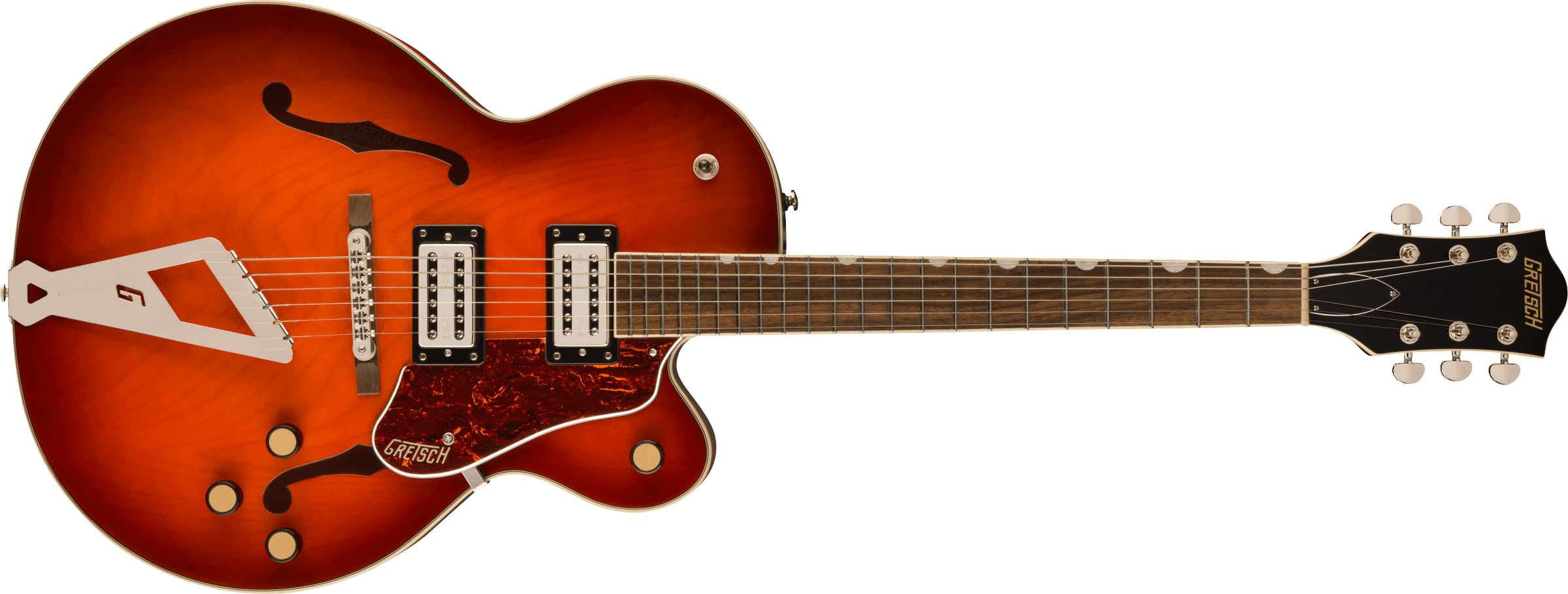 GRETSCH G2420 Streamliner™ Hollow Body with Chromatic II, Laurel Fingerboard, Broad'Tron™ BT-3S Pickups, Fireburst 2817000516