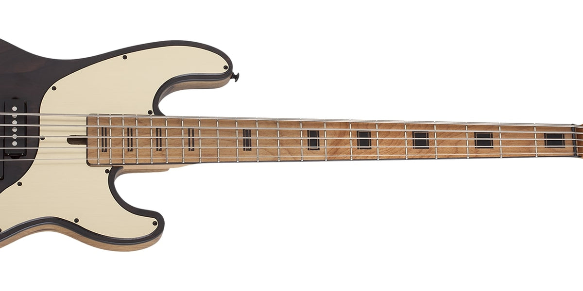 Schecter Model-T 5 Exotic Ziricote 5-String Electric Bass, Natural