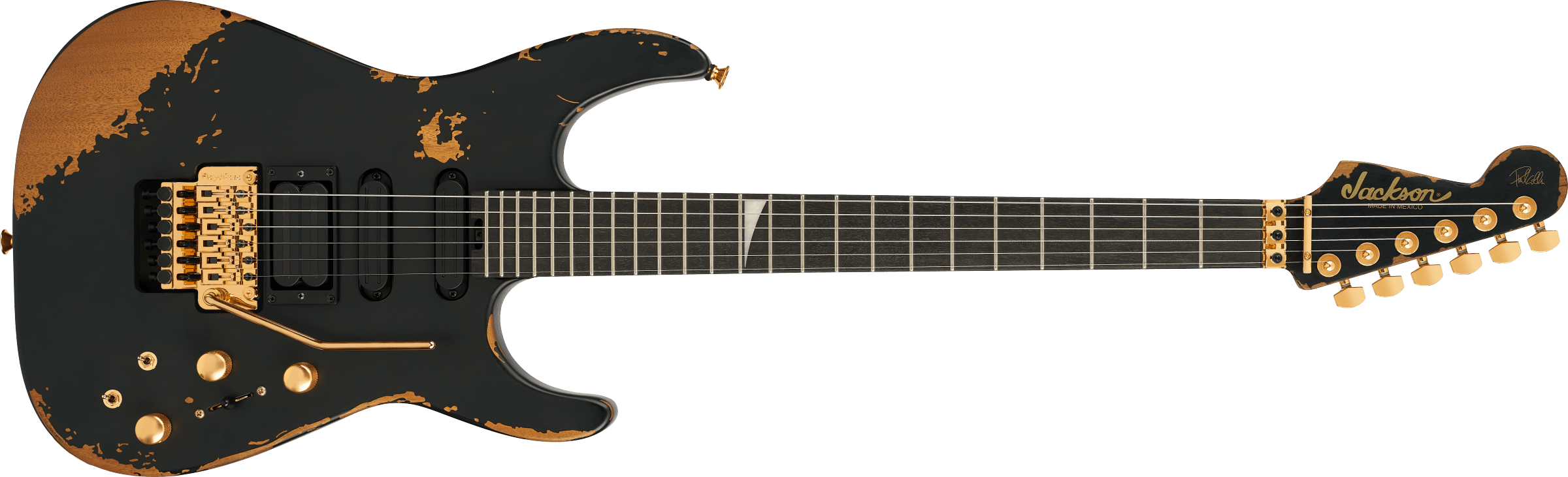 JACKSON Pro Series Signature Phil Collen PC1-E Ebony Fingerboard, Worn Black 2913062503 PRE ORDER - 1 ARRIVING LATE NOVEMBER