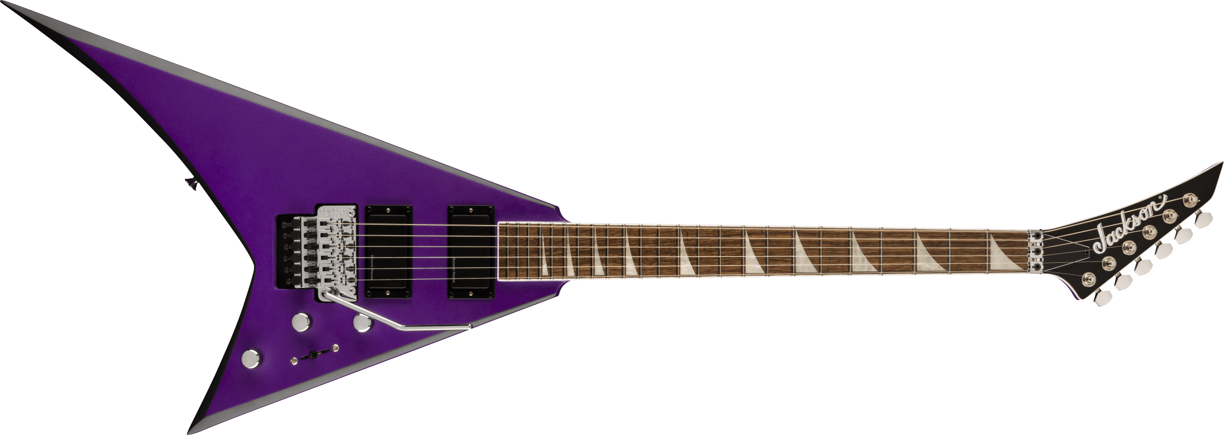Jackson X Series Rhoads RRX24, Laurel Fingerboard, Purple Metallic with Black Bevels Model 2913636552