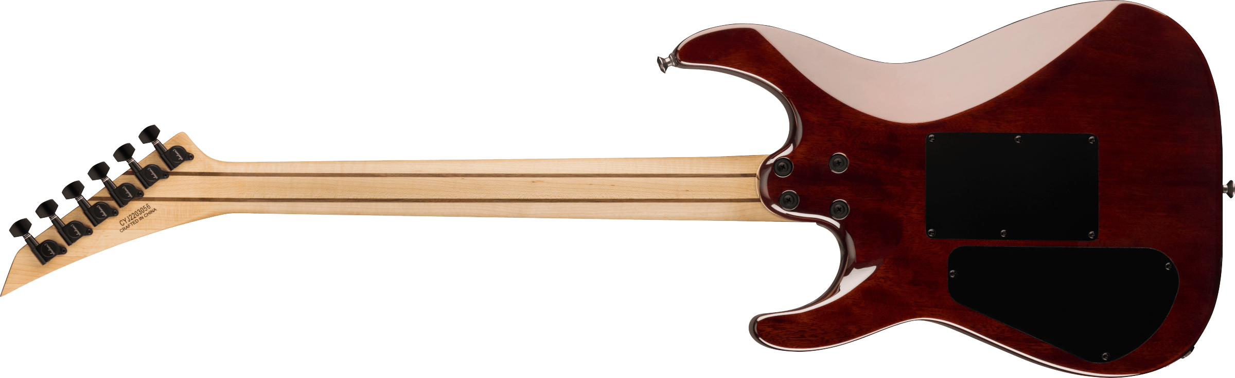 JACKSON Pro Plus Series Dinky™ DKAQ, Ebony Fingerboard, Transparent Purple Burst 2914105552